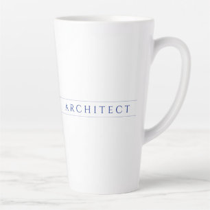 ARCHITECTE Tall Latte Mug / Navy