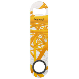 Architectural Space with Bright Geometrical Shape