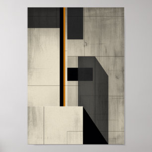 Architecture Brutaliste Art Mural Minimaliste