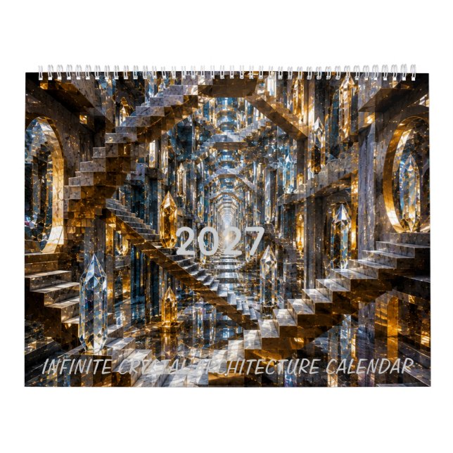 Architecture Cristalline Infinie Calendrier 2027 (Protection)