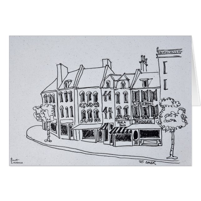 Architecture de Saint-Omer, France (Devant horizontal)