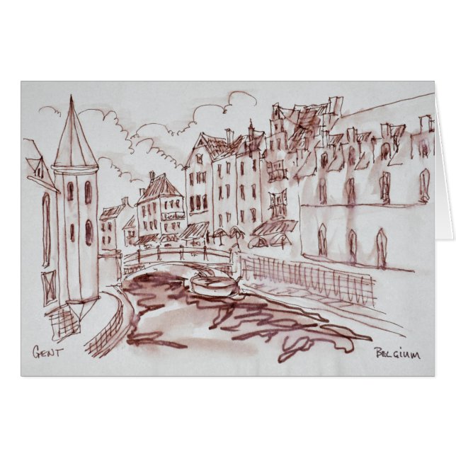 Architecture flamande | Gand, Belgique (Devant horizontal)