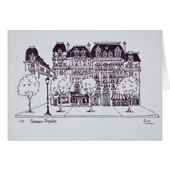 Architecture Haussmannienne | Champs Élysées (Devant horizontal)