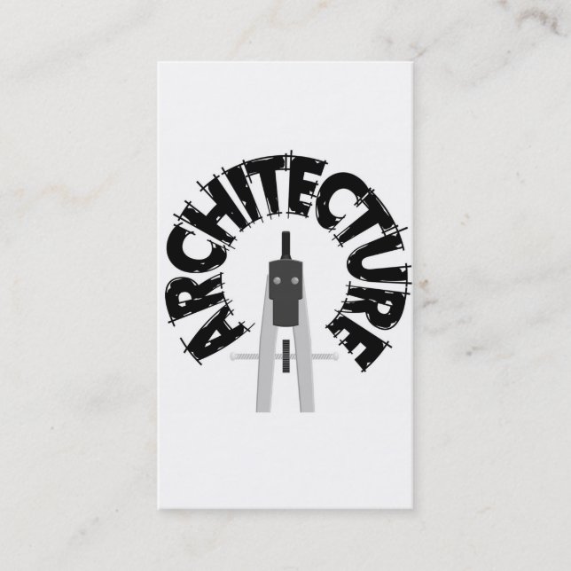 Architecture moderne Architecte Carte de visite (Devant)
