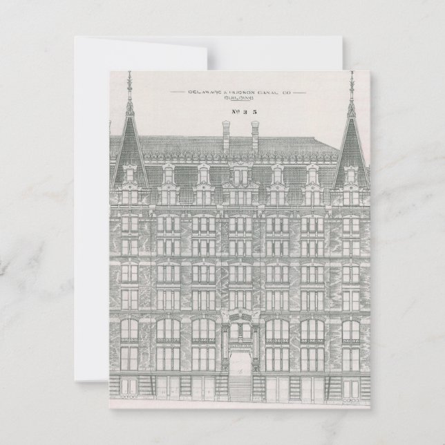Architecture vintage, Delaware & Hudson Canal Co. (Devant)