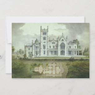 Architecture vintage, Invitation Château Français