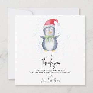 Arctic mignon Penguin merci baby shower