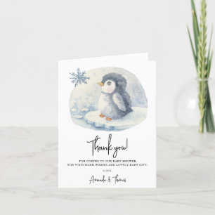 Arctic mignon Penguin merci baby shower