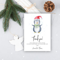 Arctique mignon Pingouin merci baby shower 