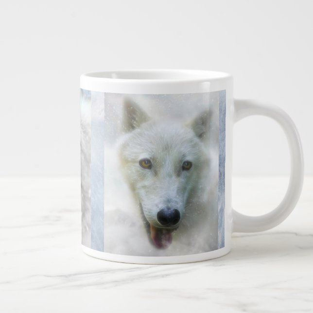 ARCTIQUE WOLF TRINITY TRINITY GIANT CAFÉ MUG (Droite)