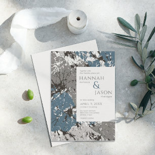 Ardoise de chocolat Faire-part de mariage Feuilles