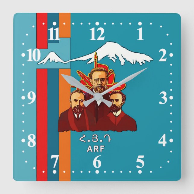ARF (Հ Յ Դ) Horloge murale (Recto)