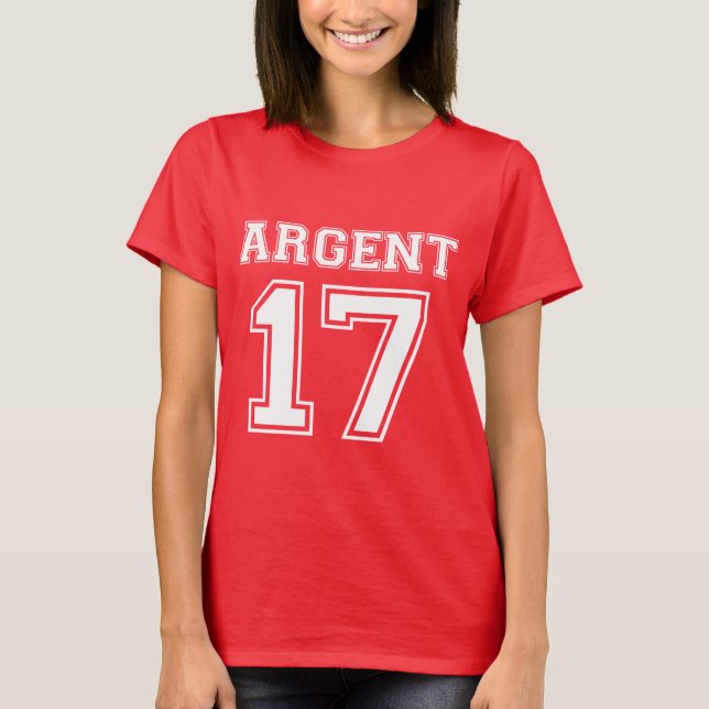 Argent 17 T-shirt Tee - shirt ARGENT (Devant)