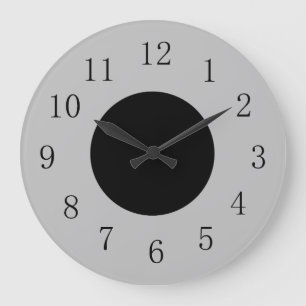 Argent et horloge murale à bas prix de cuisine de