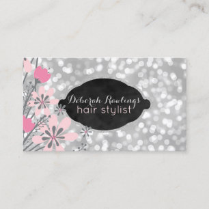 Argent floral de rose de rendez-vous de salon de