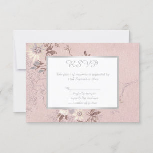 ARGENT FLORAL ROSE vintage TOUTE OCCASION RSVP