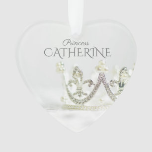 Argent princesse couronne ornement