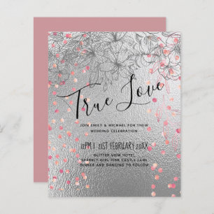 Argent Rosegold MARIAGE Parties scintillant métall