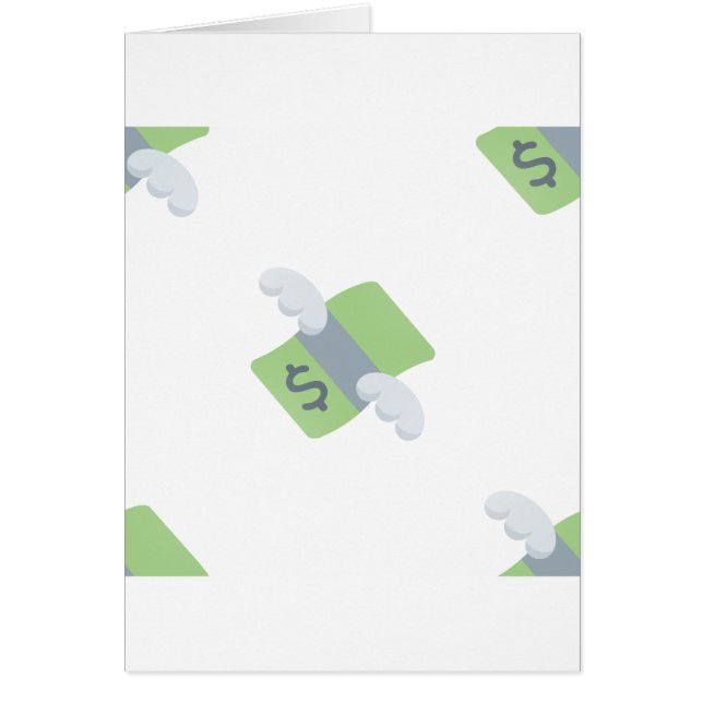 argent volant émoji (Devant)