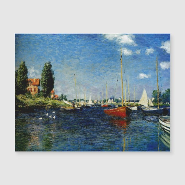 Argenteuil, peinture d'art par Claude Monet (Devant)