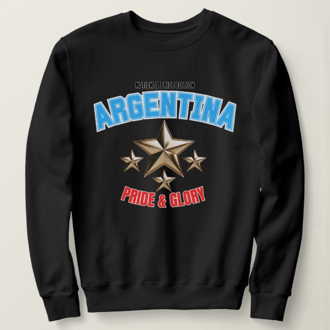 Argentina National Pride Women's Sweatshirt (Design devant)
