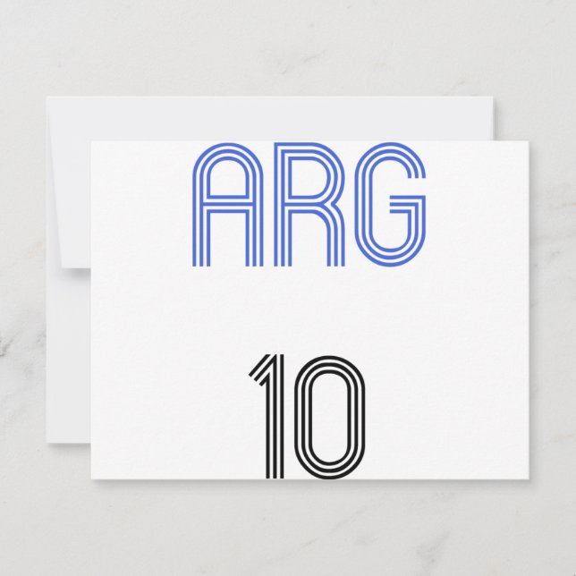 Argentine 10 design ! (Devant)