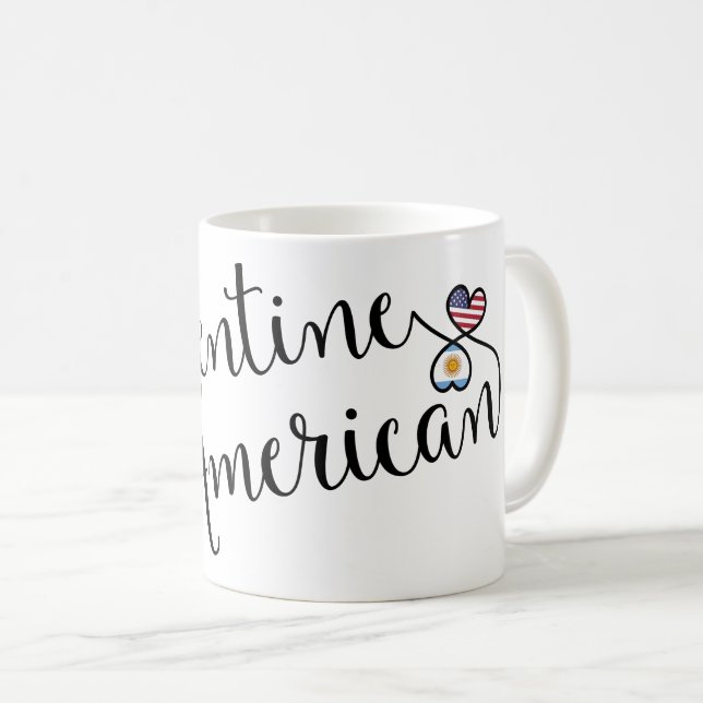 Argentine Américaine Entwin Hearg Mug (Devant droit)
