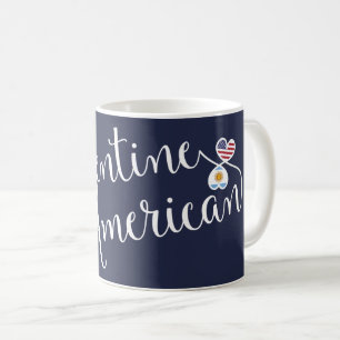 Argentine Américaine Entwin Hearg Mug