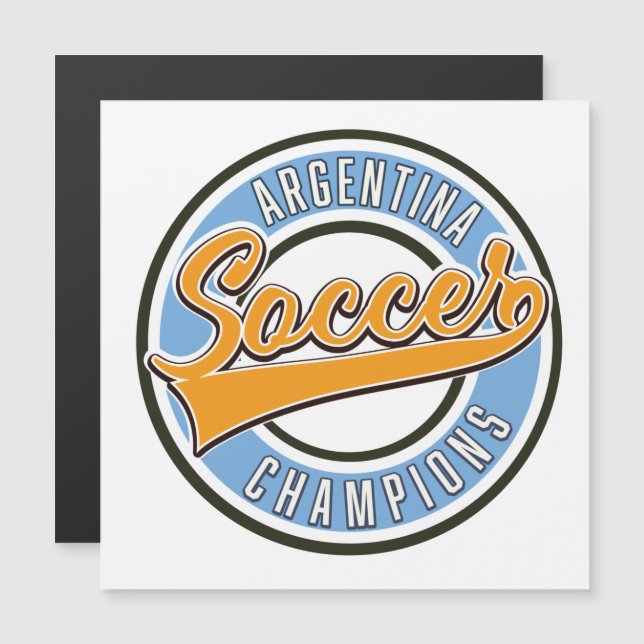 Argentine Champions de Football (Devant / Derrière)