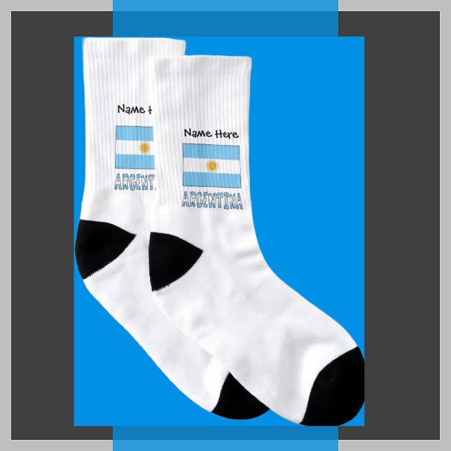 Argentine et Drapeau Argentin Personnalisé pour Ho (Créateur téléchargé)