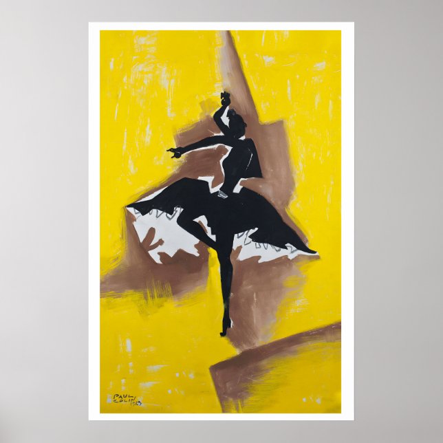 Argentine par Paul Colin - Affiche Art Déco Vintag (Devant)