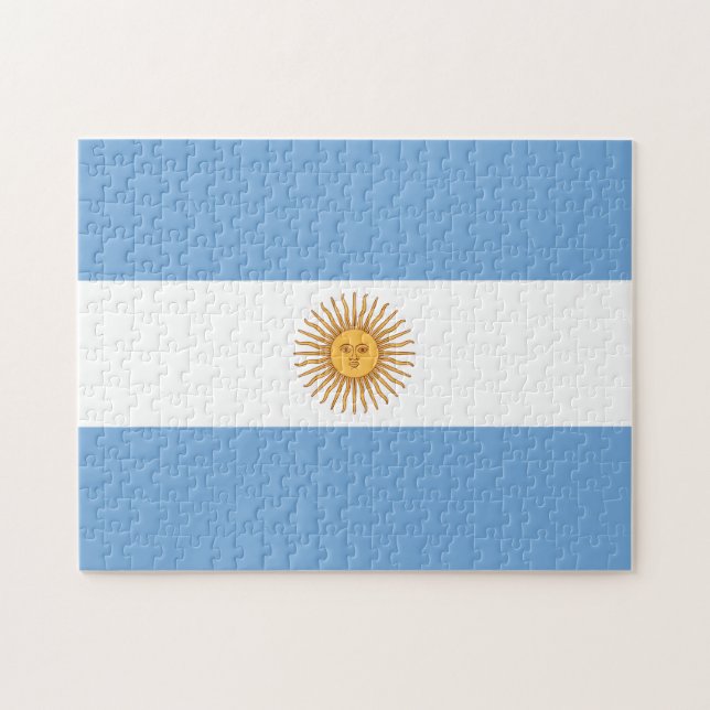 Argentine - Puzzle du drapeau (Horizontal)