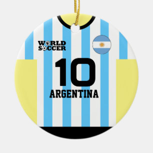 Argentine World Soccer Jersey Ornement