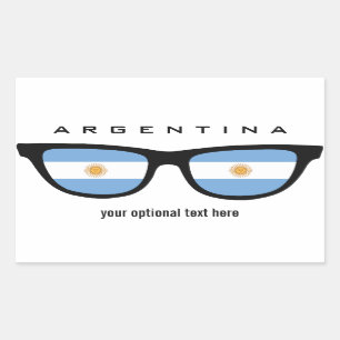 Argentines stickers personnalisées Shades