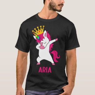 ARIA Personnalisé Dabbing Unicorn Queen T-Shirt