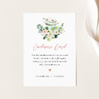 ARIA Tea Party Douche Invitation Carte de boîtier
