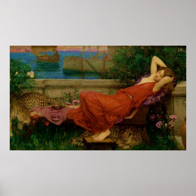 Ariadne by John William Waterhouse Poster (Devant)