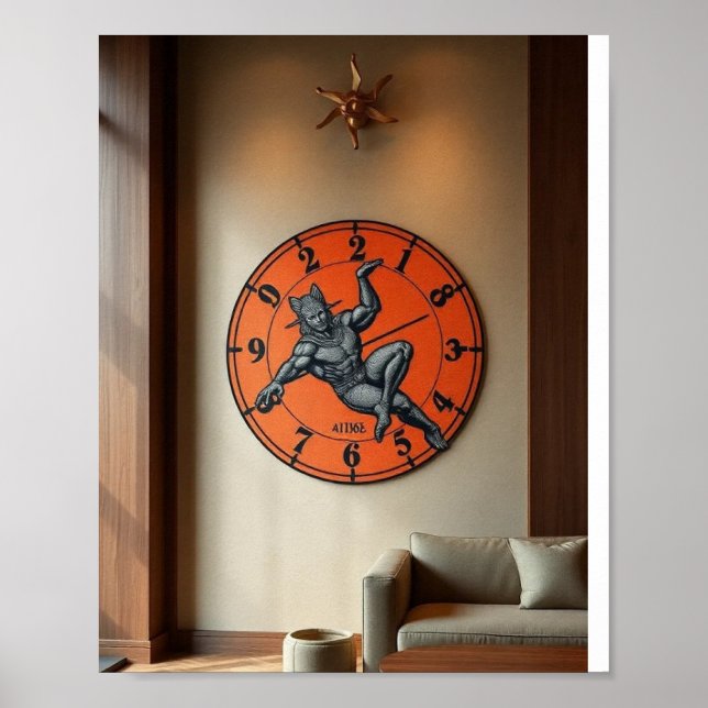 Aries Art mural imprimable | Astrologie audacieuse (Devant)