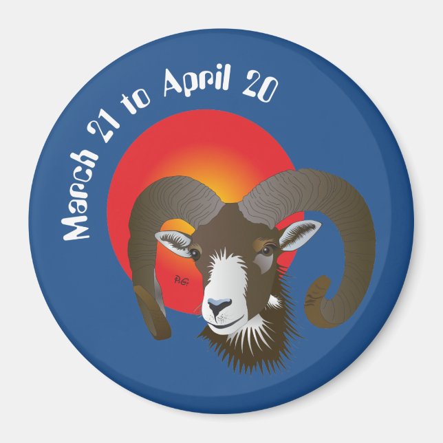 Aries March 21 à avril 20 Aimant (Devant)