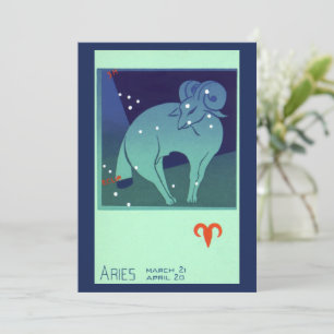 Aries Ram Constellation, Astrologie Zodiaque Vinta