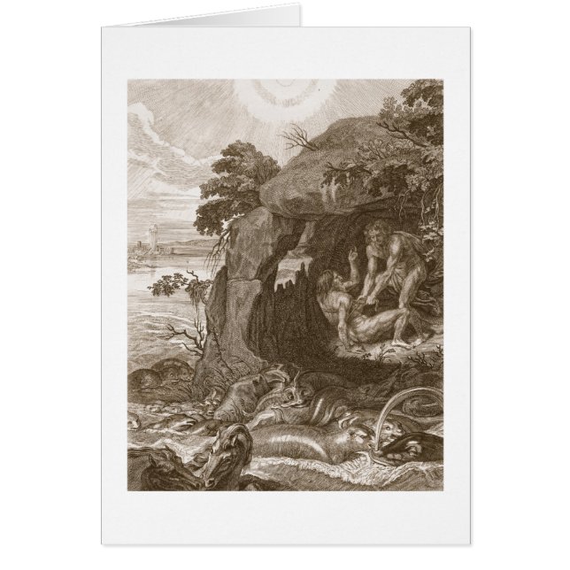 Aristeus oblige proteus pour indiquer ses oracles, (Devant)