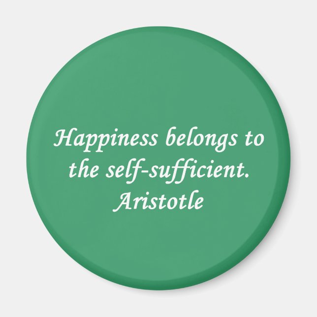 Aristote Happiness Cote Magnet (Devant)