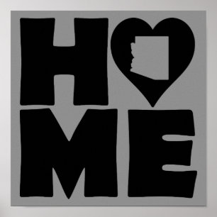 Arizona Accueil Coeur État affiche