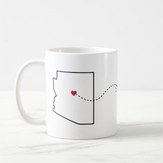 Arizona au Kansas - Heart2Heart Coffee Mug
