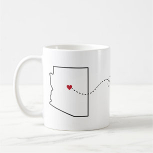 Arizona au Minnesota - Heart2Heart Coffee Mug