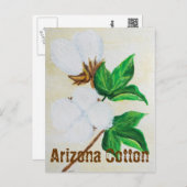 Arizona Cotton Facts Carte postale (Devant / Derrière)