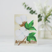 Arizona Cotton Facts Carte postale (Debout devant)