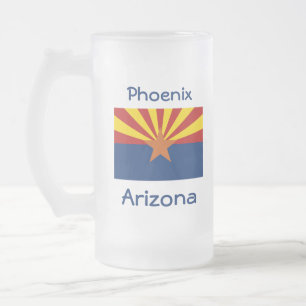 Arizona Drapeau Carte Ville Mug