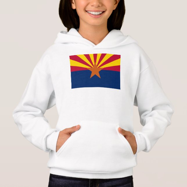Arizona Drapeau : Réglage de Star Sun, État du cui (Devant)