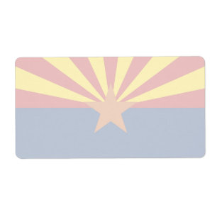 Arizona Faint Flag Étiquette d'expédition